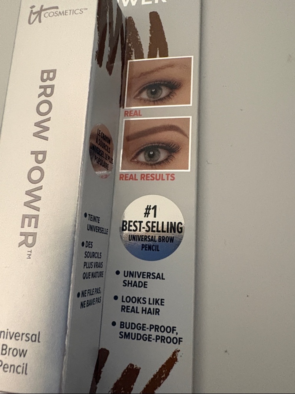 NIB [IT Cosmetics] Brow Power Universal Eyebrow Pencil in Universal Taupe 0.07g - Picture 10 of 15